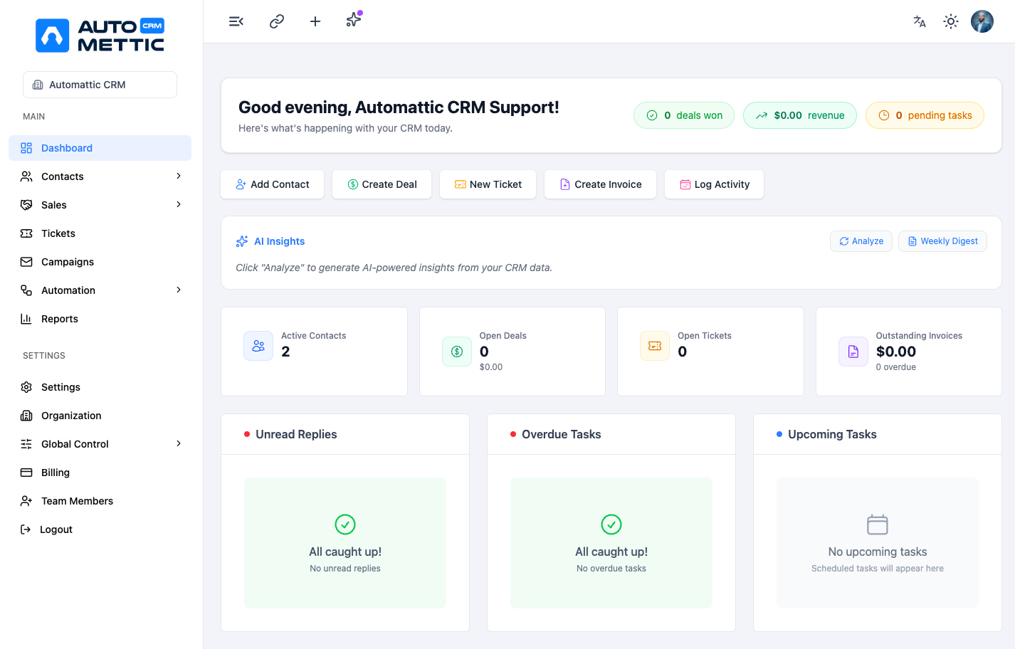 Automattic CRM ➤ Automate Everything, Grow Effortlessly